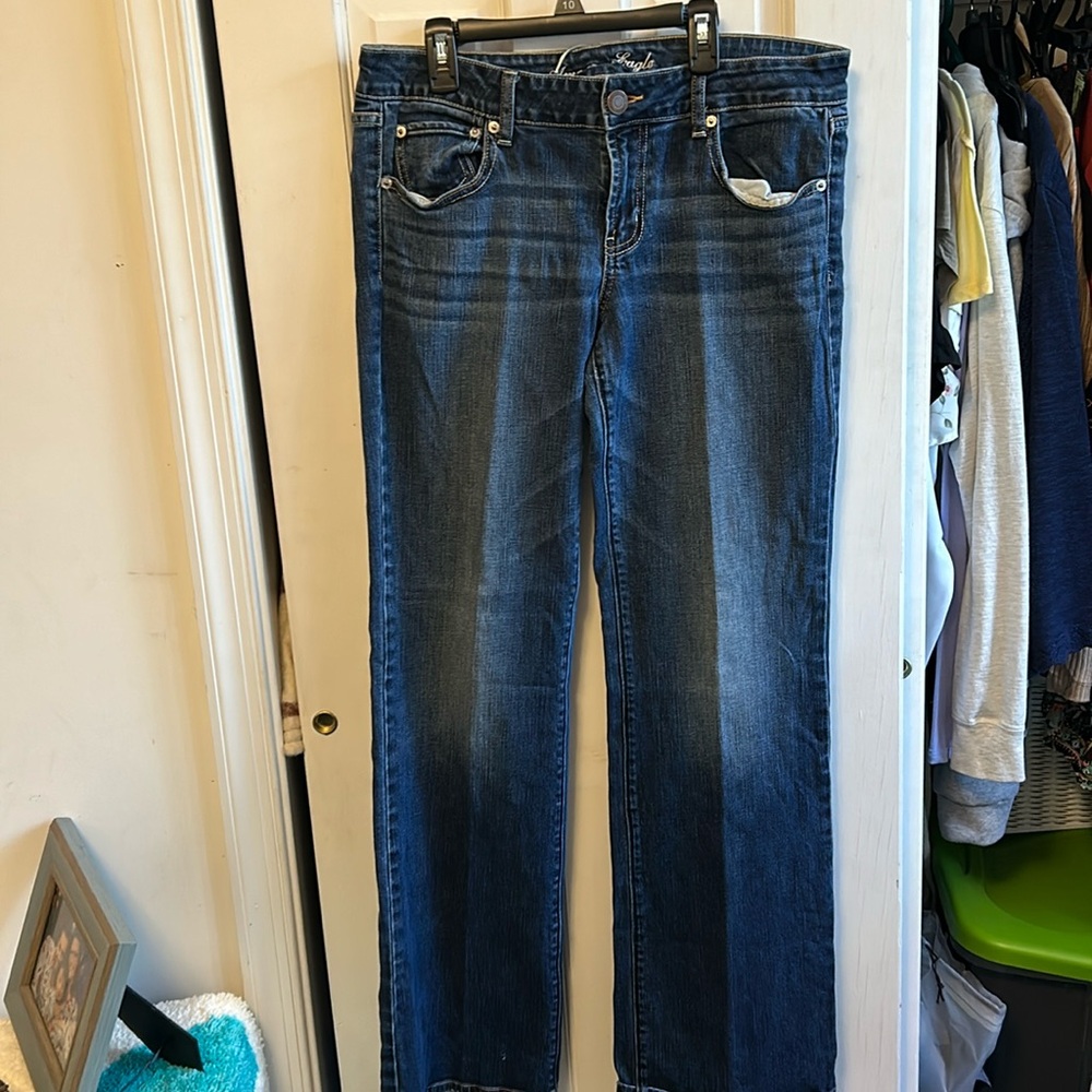American eagle stretch jeans size 14 new without tags